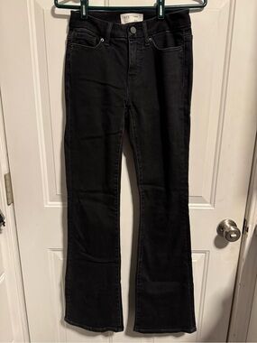 BKE Black Flare Wide-Leg Jeans